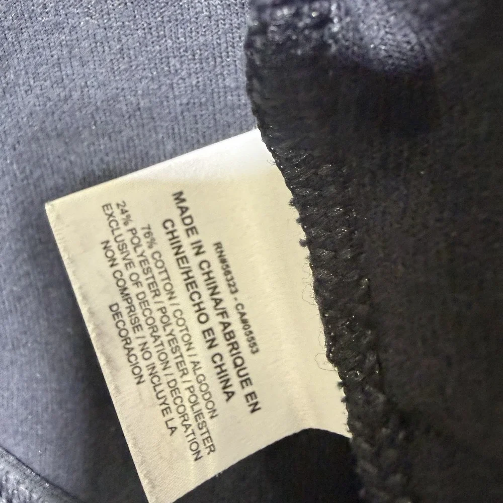 Nike Full Zip Jacket Mens Medium Black Athletic Track Sweatshirt Swoosh‎